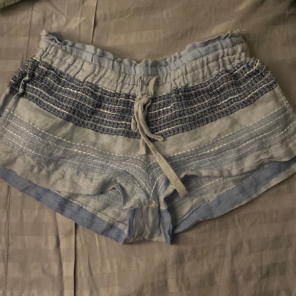 Bella Dahl Pants - Bell Dahl Flowy Striped Shorts Size Xsmall
